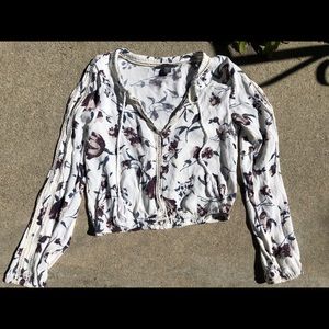 Kendall and Kylie floral blouse